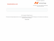 Tablet Screenshot of hempholistics.com